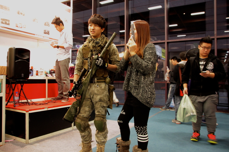Illustration for article titled Taiwan's Military Scouts Recruits at Game Expo